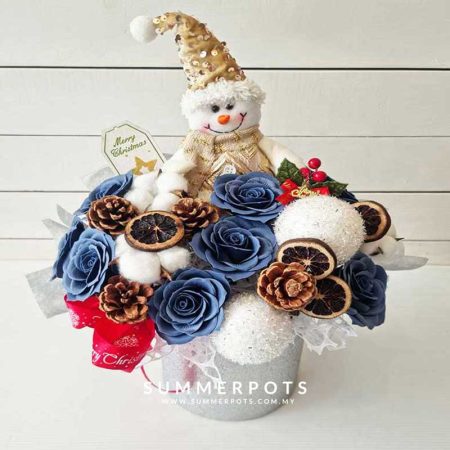 Xmas Soap Flowers 08