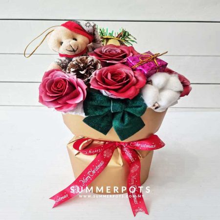 Xmas Soap Flowers 09